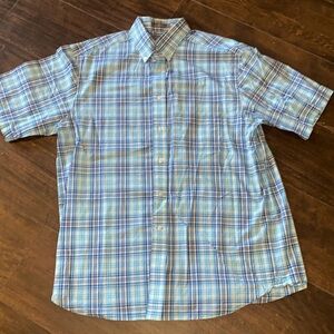 Daniel Cremieux L plaid button down shirt
